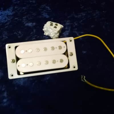 Kramer Alnico V Classic Neck Pickup w/Ring White image 1
