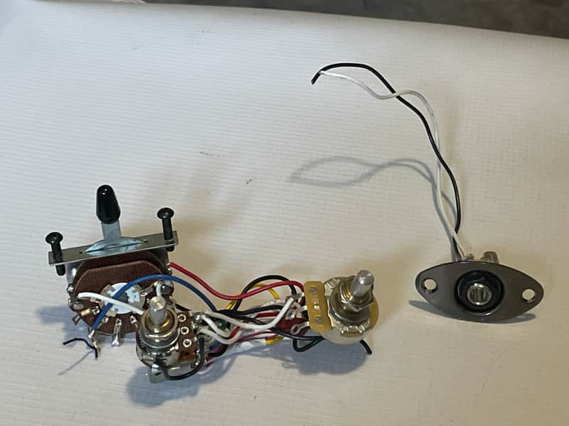 2010's Era MIM Charvel San Dimas Pro Mod 2H Guitar Complete Electronics Wiring Volume Pot Jack image 1