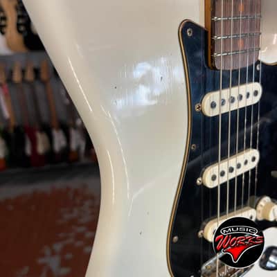 Fender   Custom Shop 62 Stratocaster Relic Antique Olympic White image 7