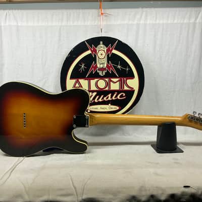 Fender Left-Handed LH lefty Telecaster Guitar - MIJ Made In Japan - Bound Sunburst image 16