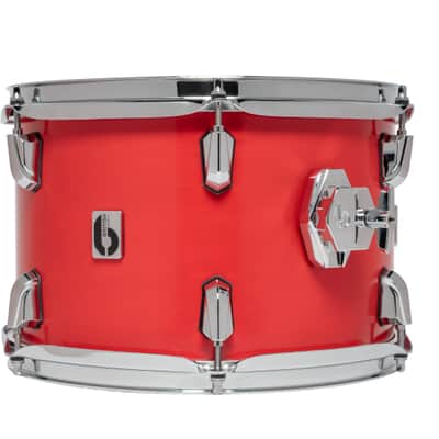 British Drum Company Enigma 3pc Club Drum Set Satin Scarlett. New with Full Warranty! image 4