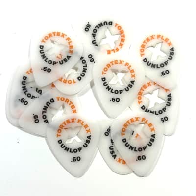 Dunlop Guitar Picks Tortex Flex X Standard 12 Pack .60mm Light (428XP.60)