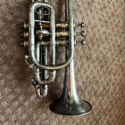 J.W. York & Sons Professional Model Cornet, Serial # 11698 image 4
