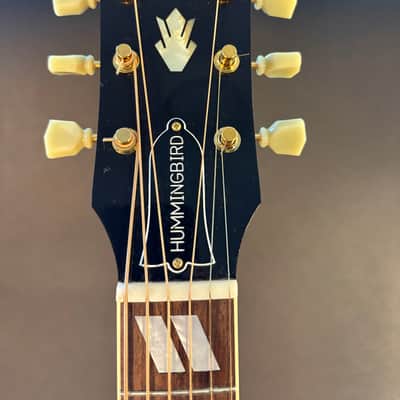 2022 Gibson Custom 1960 Heritage Hummingbird Cherry Sunburst VOS with LR Baggs Anthem pickup image 10