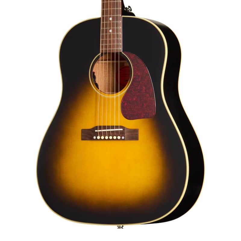 Epiphone - J-45 Standard - Acoustic-Electric Guitar - Vintage Sunburst - w/ Premium Gigbag image 1