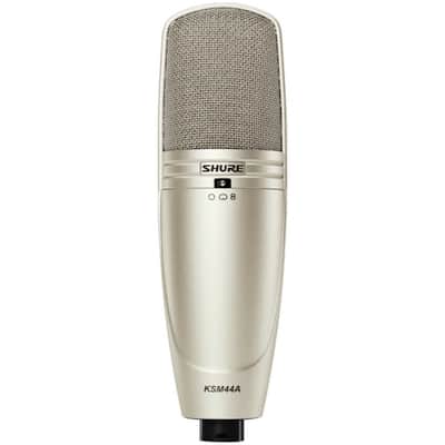 Shure KSM44A Multi-pattern Large Dual-Diaphragm Condenser Microphone, KSM44A/SL image 1
