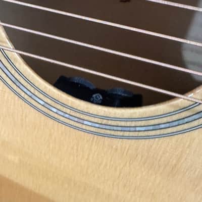 Guild F-250E Deluxe Blonde 6 String Acoustic Electric Guitar - Natural image 6