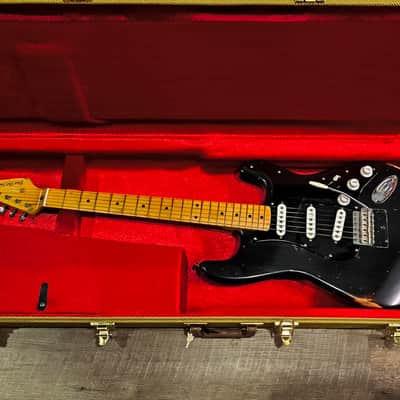 MyDream Stratocaster Custom Built - Gilmour's Black Strat Tribute Breathe image 2