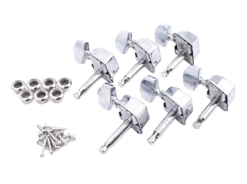 Squier Bullet Strat Tuning Machines, Chrome (6) 2016 image 1