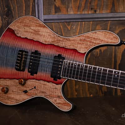 Mayones Regius 6 Spalted Flame Maple image 14
