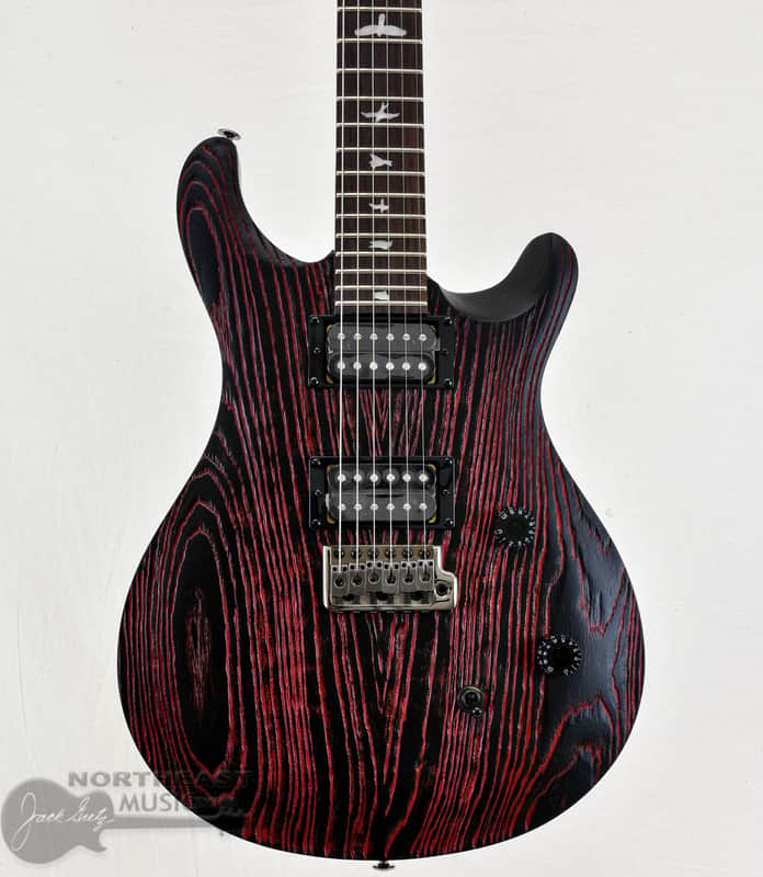 PRS SE Swamp Ash CE 24 Sandblasted Limited Edition - Red (s/n: 5111) image 1