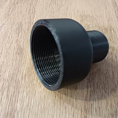 Black talk box tube adapter for 5/8" OD tube to a 1 3/8"-18 threaded driver image 4