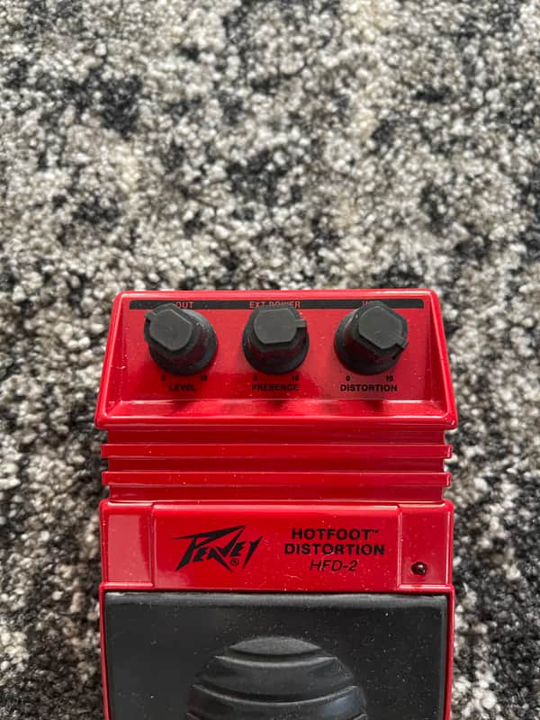 Peavey HFD-2 Accelerator Hot Foot Distortion Vintage Guitar Effect