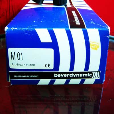 Vintage 1990's Beyer Dynamic M-01 cardioid dynamic Microphone Low Z w accessories Germany Shure SM58 image 2