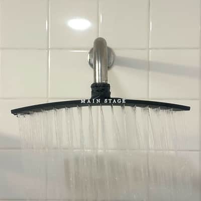 “MAIN STAGE” Rain Shower Head - Unique Gift for Musicians - Customizable image 2