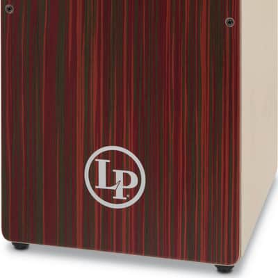 Latin Percussion LP1491RB Woodshop Red Blur Cajon image 8