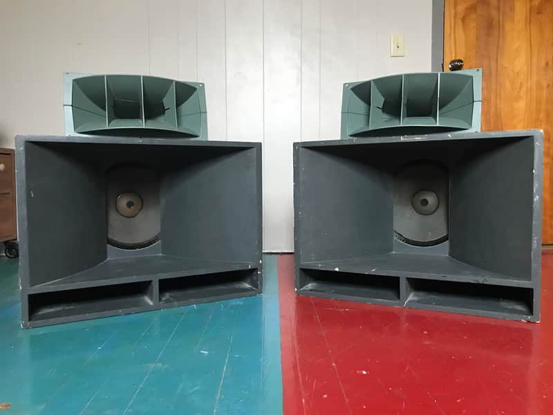 Altec Lansing A7 speaker cabinets with 401-18 horns & drivers | Reverb