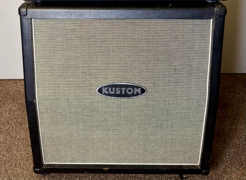 Kustom Q412A Speaker Cabinet Mid 2000s - Black image 1