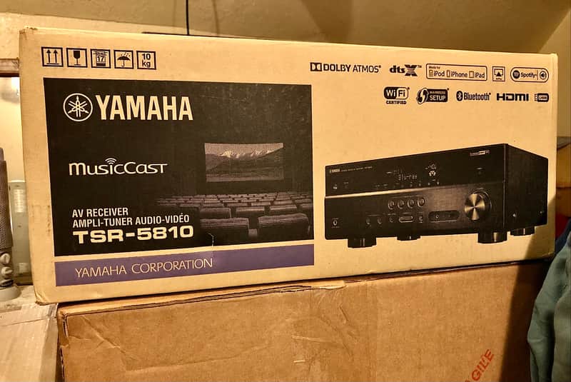 Yamaha  TSR-5810 7.2 Channel 4K UHD A/V Receiver w/Wi-Fi,BT,Dolby Atmos,DTS:X,Alexa Voice,MusicCast! *New In Box!* image 1