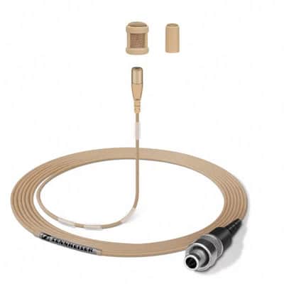 Sennheiser MKE-1-4 Omnidirectional Lavalier Microphone with 3-pin Lemo Connector - Beige image 4