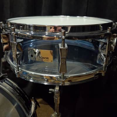 Batterie Sonor Champion Acrylic Blue Vintage 70's – Restaurée image 2
