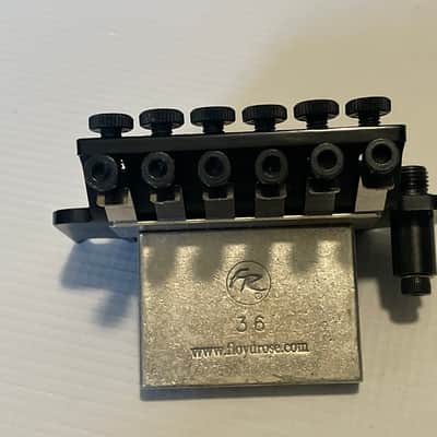 2020's Era Used FRT-01000 1000 Series Licensed Floyd Rose Black Guitar Tremolo Bridge & Arm image 6