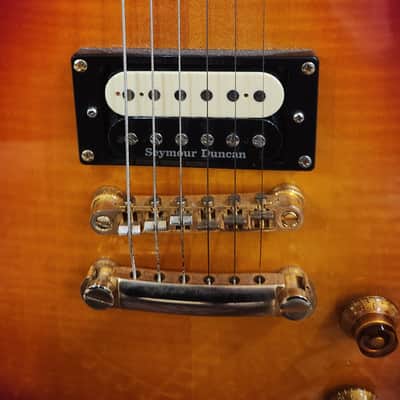 Epiphone Les Paul Custom Heritage Special Edition Cherry Burst w Seymour Duncan image 12