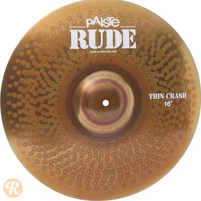 Paiste 16" RUDE Thin Crash Cymbal