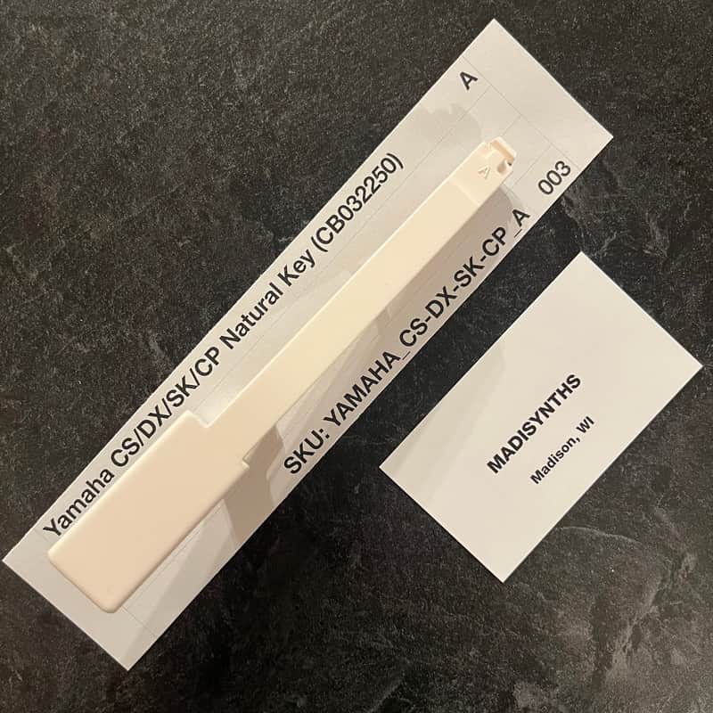 ORIGINAL Yamaha Replacement A Key (CB032250) for CS70M, CS5, CS15, CS15D, CS20, CS20M, CS40M, DX9, DX21, DX27, DX27S, SK20, SK30, CP10, CP11, CE20, PS10, PS20, YK10, and more image 1