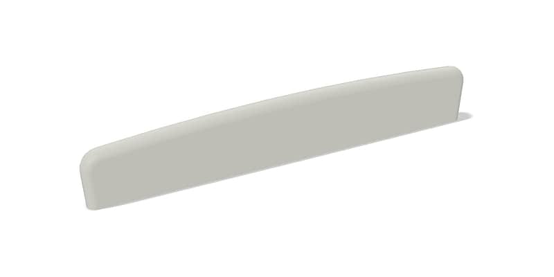 Center Line Non-Compensated Bone Saddle – 64.3 mm x 10 mm x 2.8 mm - 12 Inch Radius image 1