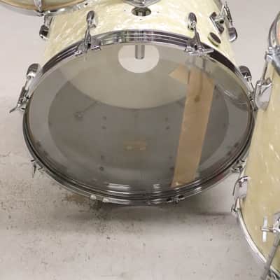 Gretsch Round Badge White Pearl 3pc Drum Kit Set Vintage 1960's image 14