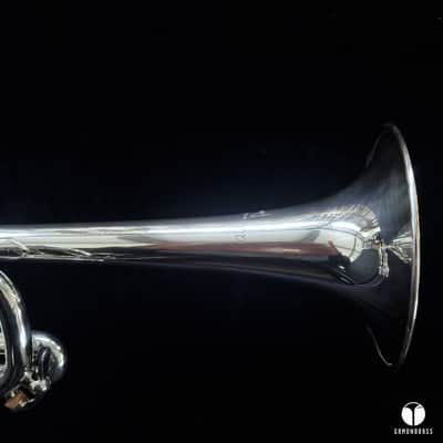 Large bore Courtois Paris PRESTIGE 301 C key trumpet case mouthpiece gamonbrass image 7