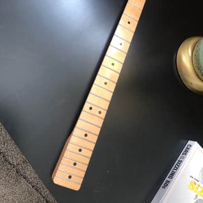 Musikraft Quarter sawn 1-piece maple T-style neck never installed - Light lacquer image 1