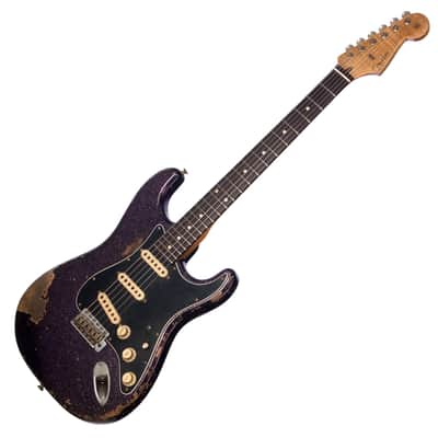 Fender Custom Shop MVP 1960 Stratocaster Ultimate Relic - Pink and Purple Stardust - Masterbuilt Andy Hicks - Dealer Select Master Vintage Player Series Electric Guitar - NEW! image 6