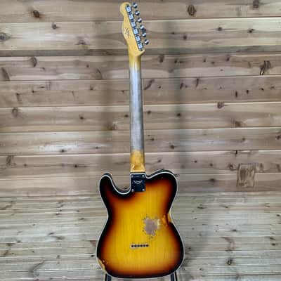 Fender Custom Shop 1960 Telecaster Heavy Relic Electric Guitar - Chocolate 3 Color Sunburst image 5
