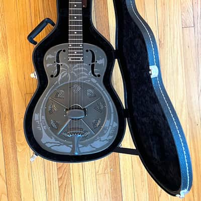 National Reso-Phonic Weathered Steel Style O 14 Fret 2022 Weathered Steel - IN STOCK NOW! image 9