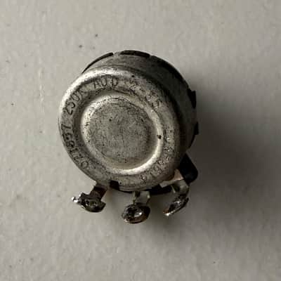 1966 Stackpole Solid Shaft 250k Pot for Telecaster Jaguar Jazzmaster P-Bass or Jazz Bass (E-190) image 1