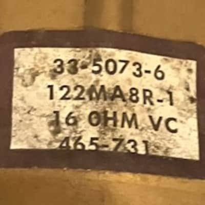 Vox 12 Inch Vintage Old 1950's 1960's 16 Ohm Electric Guitar Amplifier Cabinet Speaker Model 33-5073-6 Made in England image 2