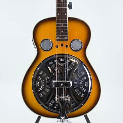 Used Regal RD-40NS Square Neck Resonator Natural w/Case & Aftermarket Pickup image 1