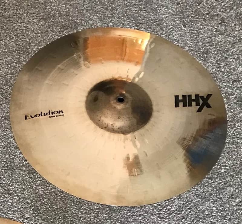 Sabian 18" HHX Evolution Crash Cymbal 2002 - Present - Brilliant image 1