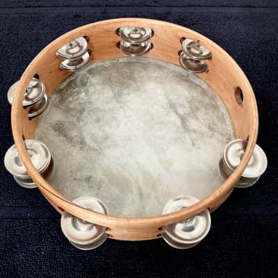 Ludwig Concert Tambourine 10” Double Row Jingles 1960’s (Sound File) image 6