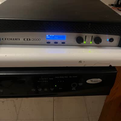 Crown CDi 2000 2-Channel 800-Watt Power Amplifier 2010s - Black and Silver image 1
