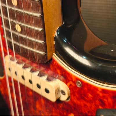 Fender Jaguar 1963 Black Refin with Matching Headstock image 14