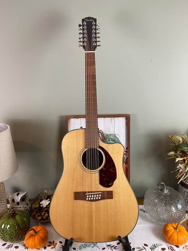 Fender CD-140SCE 12-String Acoustic-Electric Guitar - Natural image 1