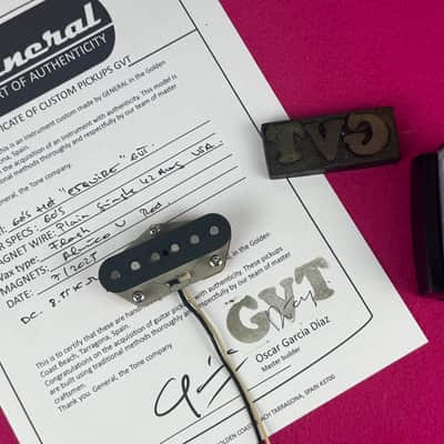 General Vintage Tone Handwound Esquire® Bridge Pickup – Gray Bottom - Gray bottom image 2