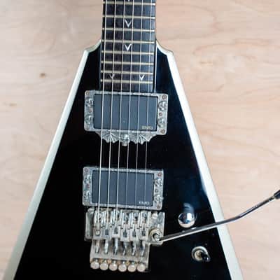 Dean Dime Razorback V 255 2007 Black EMG Pickups FR w/ Bag image 2