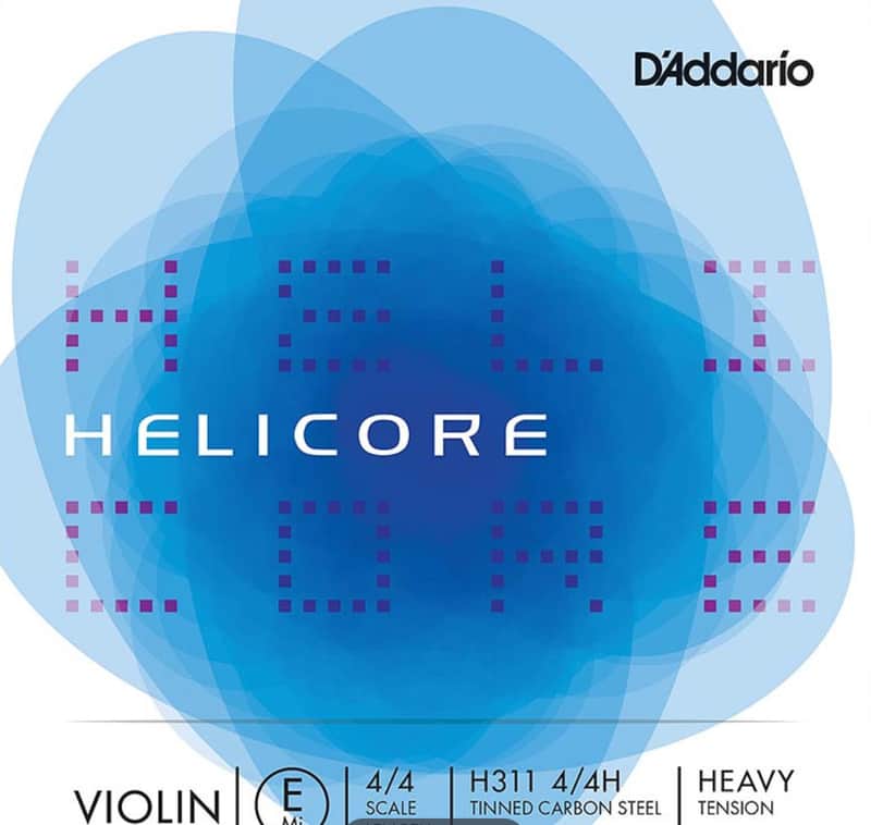 D'Addario H311 4/4H-B10 Helicore 4/4 Violin String - E (Heavy) (10) 2003 - 2020 - Standard image 1