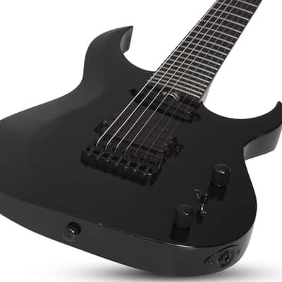 Schecter Sunset-7 Triad Gloss Black image 2