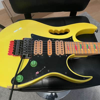 1991 Ibanez JEM 777 DY (Desert Yellow) - Vintage Guitar in Excellent Condition image 7