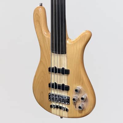 Warwick RockBass Streamer NT I 5-string Fretless Electric Bass Guitar - Natural image 3